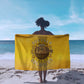 Honor Buffalo Soldiers Sarong African American Cavalry Yellow Version - African Pride