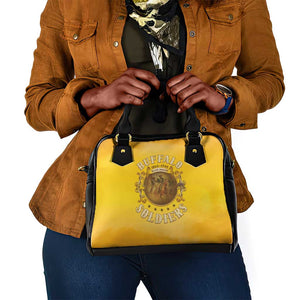 Honor Buffalo Soldiers Shoulder Handbag African American Cavalry Yellow Version - African Pride