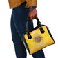 Honor Buffalo Soldiers Shoulder Handbag African American Cavalry Yellow Version - African Pride