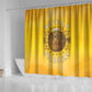 Honor Buffalo Soldiers Shower Curtain African American Cavalry Yellow Version - African Pride