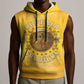 Honor Buffalo Soldiers Sleeveless Hoodie African American Cavalry Yellow Version - African Pride
