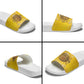 Honor Buffalo Soldiers Slide Sandals African American Cavalry Yellow Version