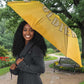 Honor Buffalo Soldiers Umbrella African American Cavalry Yellow Version
