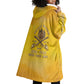 Honor Buffalo Soldiers Wearable Blanket Hoodie African American Cavalry Yellow Version - African Pride