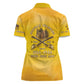 Honor Buffalo Soldiers Women Polo Shirt African American Cavalry Yellow Version - African Pride