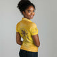 Honor Buffalo Soldiers Women Polo Shirt African American Cavalry Yellow Version - African Pride