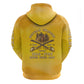 Honor Buffalo Soldiers Zip Hoodie African American Cavalry Yellow Version - African Pride