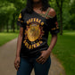 Honor Buffalo Soldiers Cross Shoulder Shirt African American Cavalry Black Version