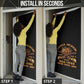 Honor Buffalo Soldiers Door Cover African American Cavalry Black Version