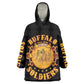Honor Buffalo Soldiers Kid Wearable Blanket Hoodie African American Cavalry Black Version - African Pride