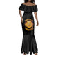 Honor Buffalo Soldiers Mermaid Dress African American Cavalry Black Version - African Pride