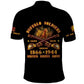 Honor Buffalo Soldiers Polo Shirt African American Cavalry Black Version - African Pride