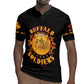 Honor Buffalo Soldiers Rugby Jersey African American Cavalry Black Version - African Pride