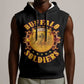 Honor Buffalo Soldiers Sleeveless Hoodie African American Cavalry Black Version - African Pride