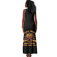 Honor Buffalo Soldiers Tank Maxi Dress African American Cavalry Black Version - African Pride
