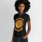 Honor Buffalo Soldiers Women Polo Shirt African American Cavalry Black Version - African Pride