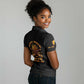 Honor Buffalo Soldiers Women Polo Shirt African American Cavalry Black Version - African Pride