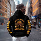 Honor Buffalo Soldiers Zip Hoodie African American Cavalry Black Version - African Pride
