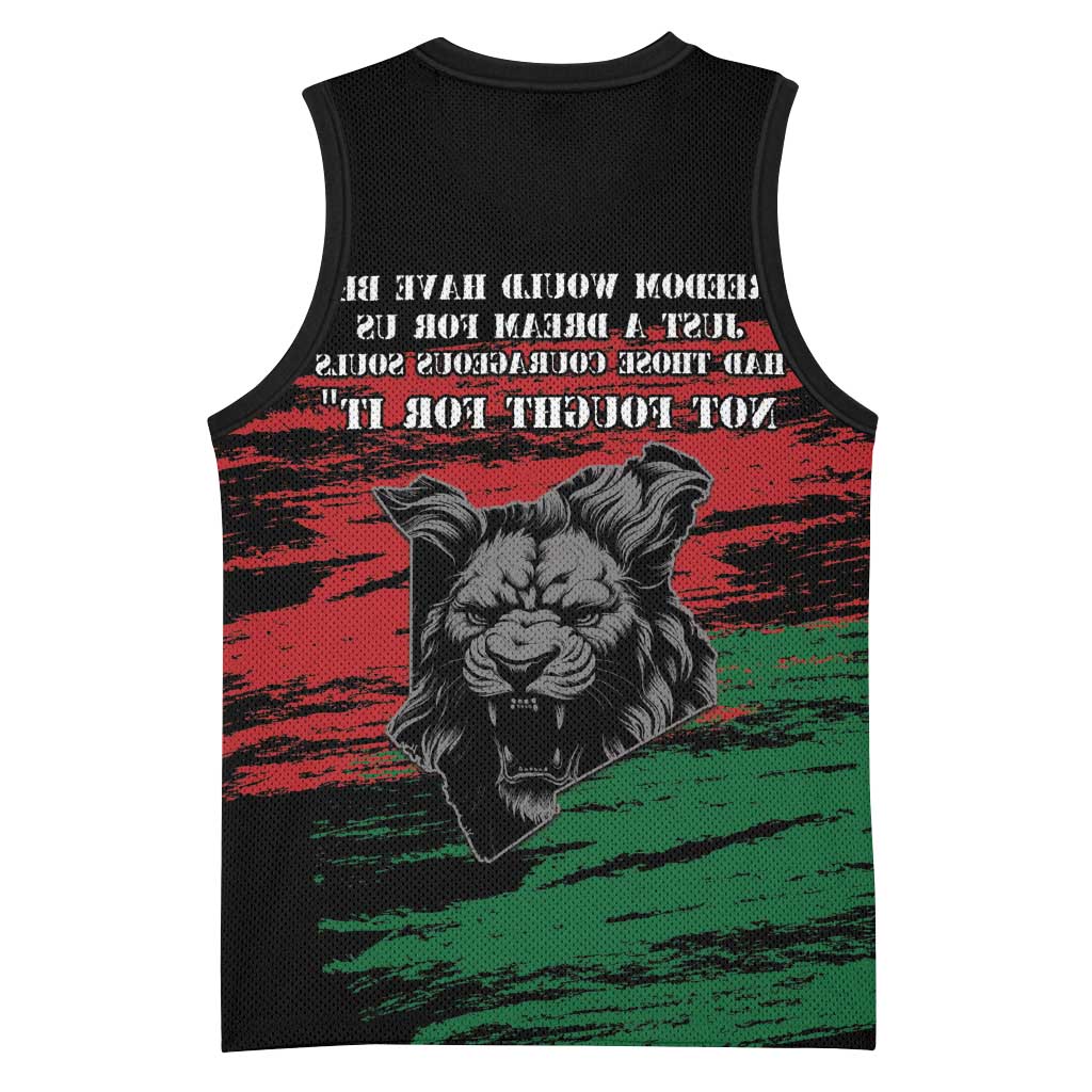 Happy Kenya Mashujaa Day Basketball Jersey Honour Our Heroes, Heroines - African Pride