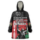 Happy Kenya Mashujaa Day KId Wearable Blanket Hoodie Honour Our Heroes, Heroines