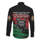 Happy Kenya Mashujaa Day Long Sleeve Button Shirt Honour Our Heroes, Heroines