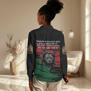 Happy Kenya Mashujaa Day Women Casual Shirt Honour Our Heroes, Heroines LT05