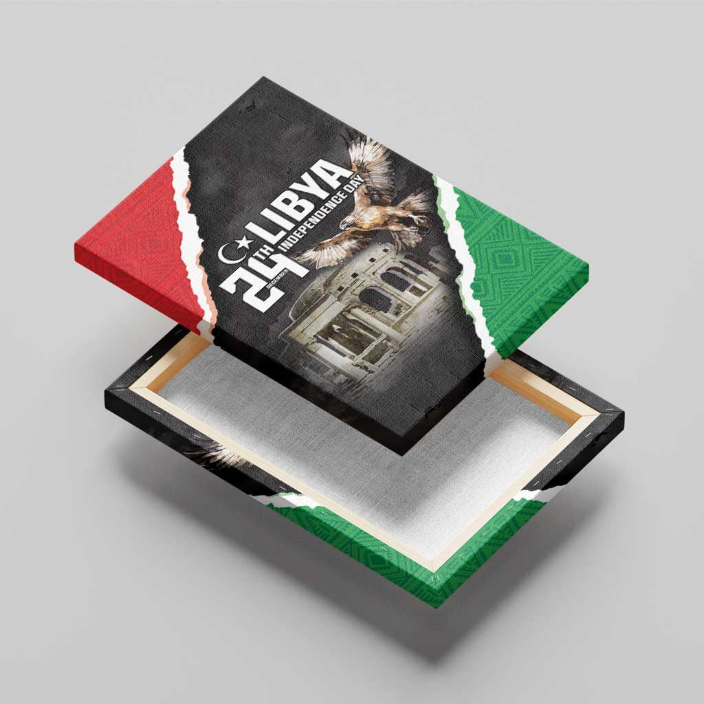 Happy Libya Independence Day Canvas Wall Art Libya In My Heart