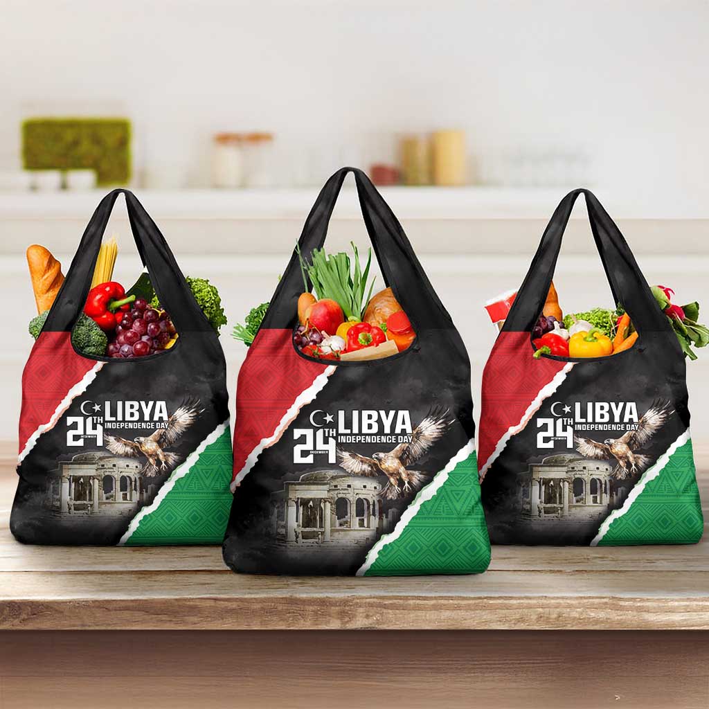 Happy Libya Independence Day Grocery Bag Libya In My Heart