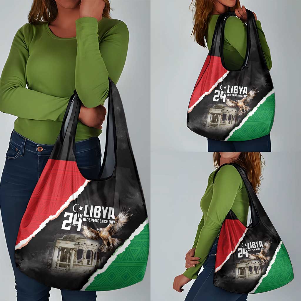 Happy Libya Independence Day Grocery Bag Libya In My Heart