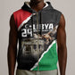 Happy Libya Independence Day Sleeveless Zip Hoodie Libya In My Heart - African Pride