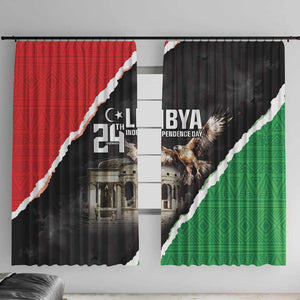 Happy Libya Independence Day Window Curtain Libya In My Heart