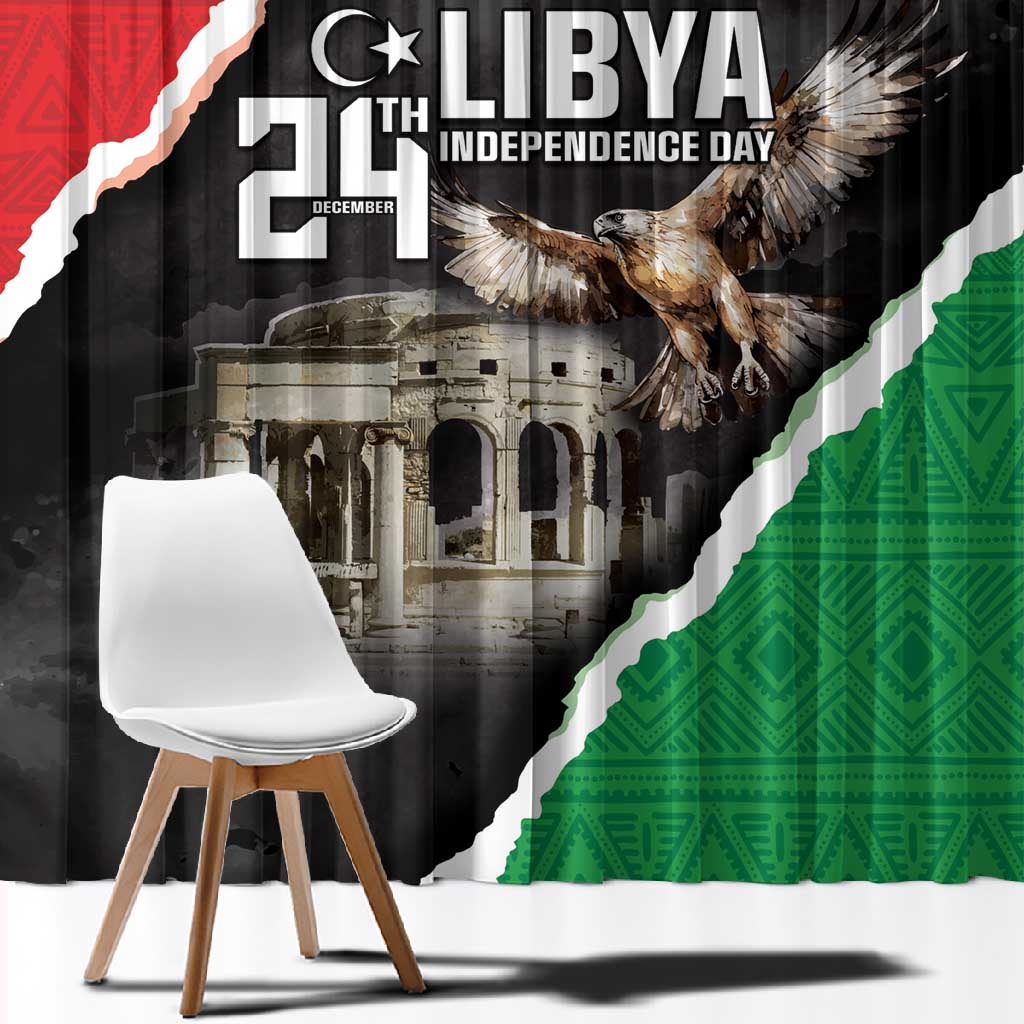 Happy Libya Independence Day Window Curtain Libya In My Heart