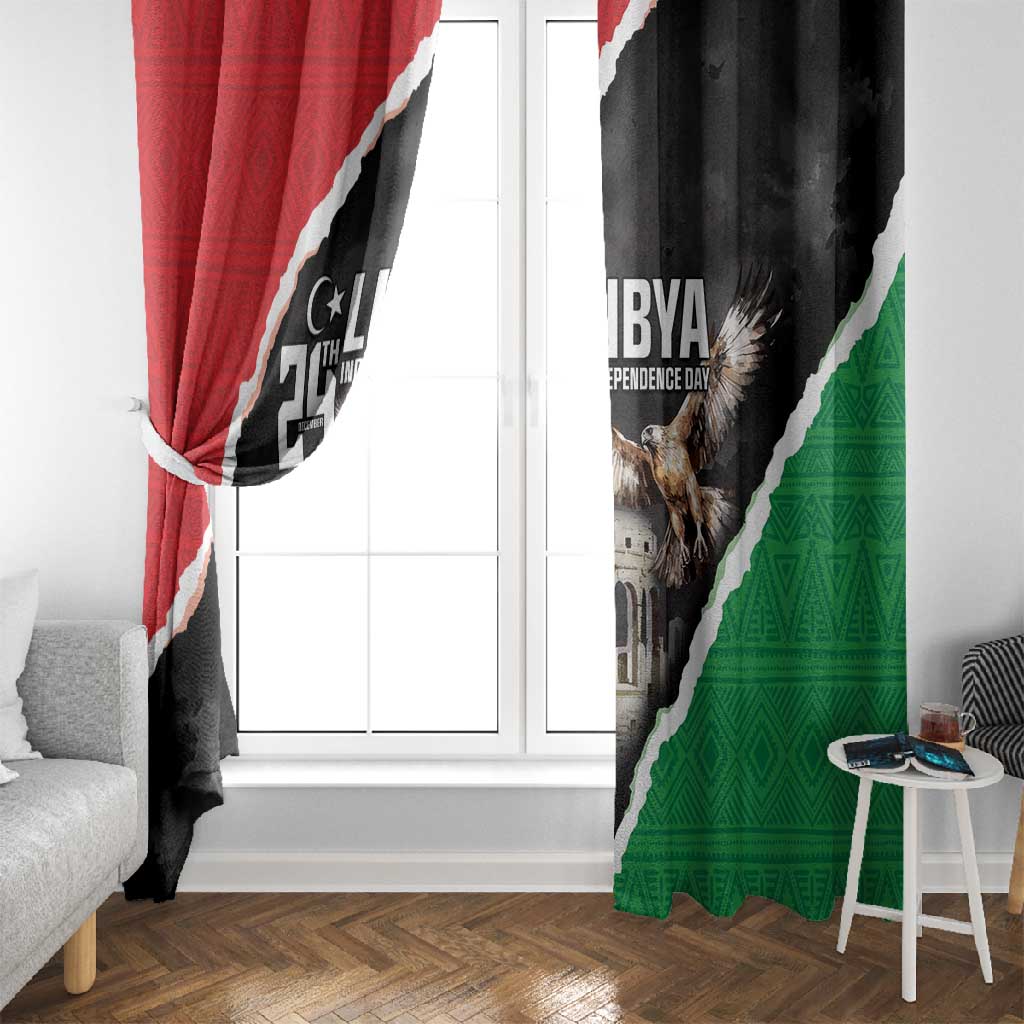 Happy Libya Independence Day Window Curtain Libya In My Heart