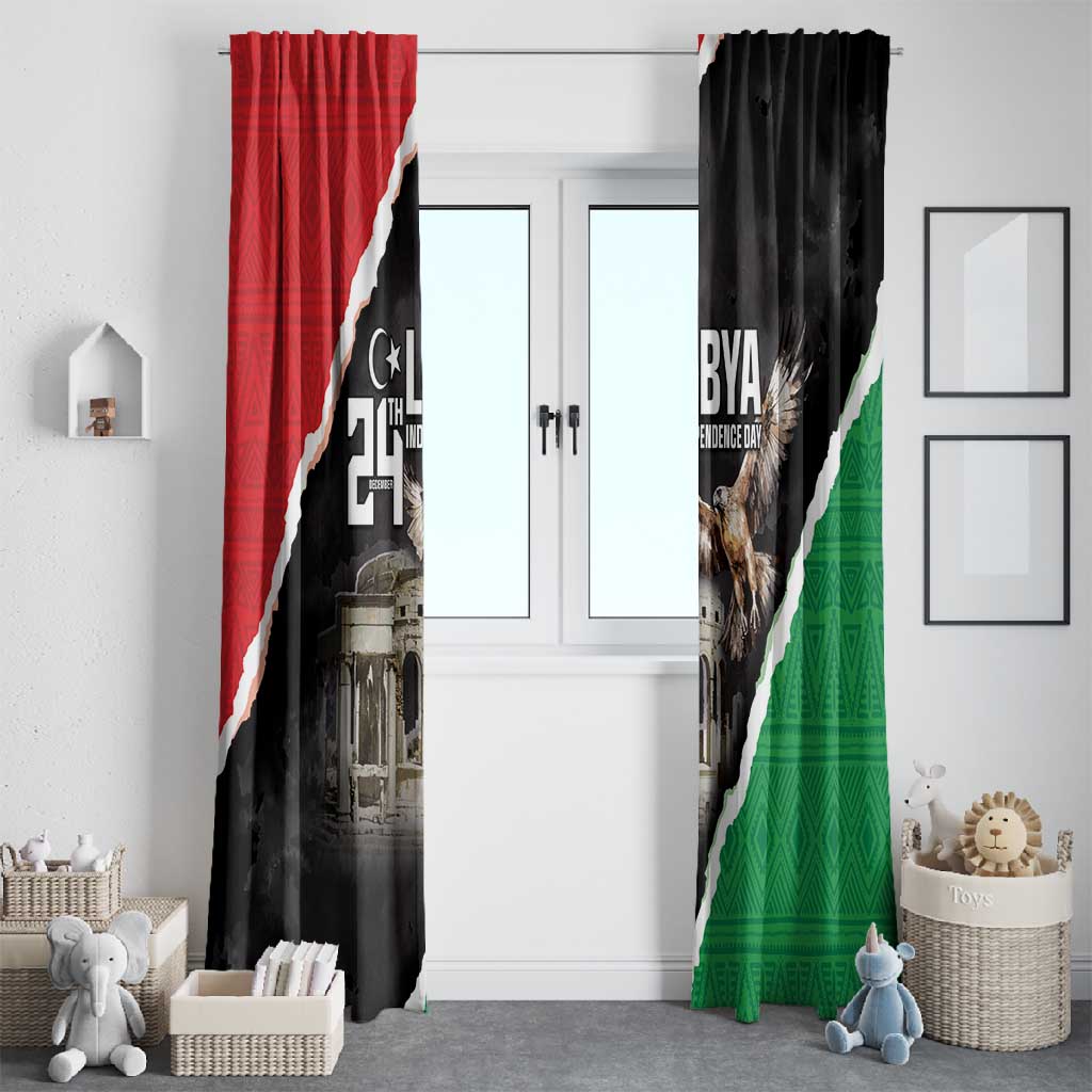 Happy Libya Independence Day Window Curtain Libya In My Heart