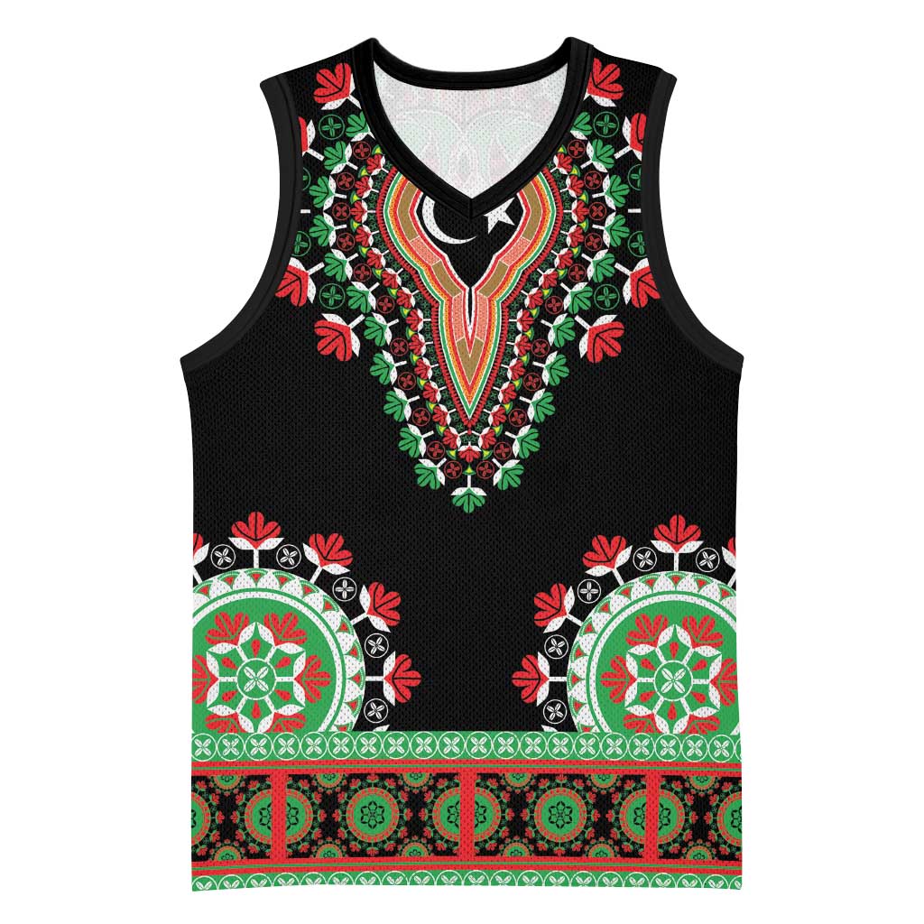 Libya Barbary Lion Basketball Jersey Dashiki Simple Style - African Pride