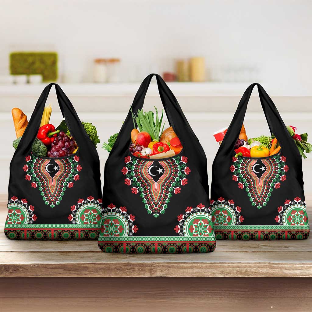 Libya Barbary Lion Grocery Bag Dashiki Simple Style
