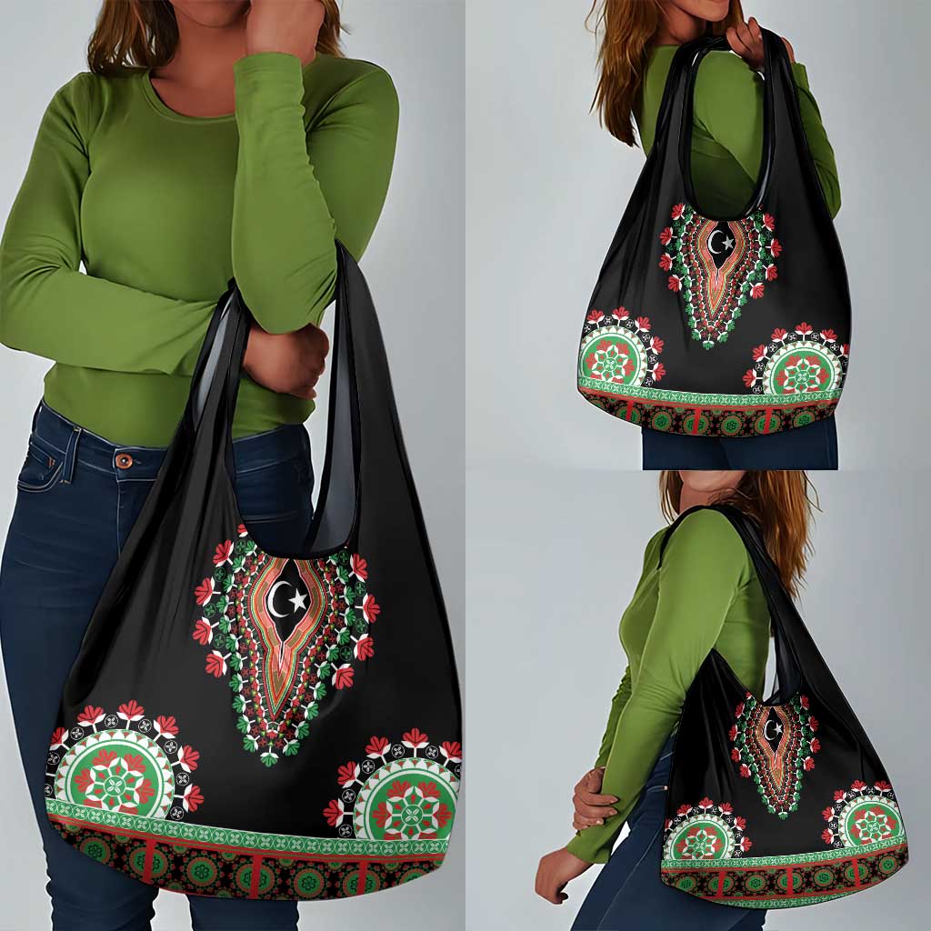 Libya Barbary Lion Grocery Bag Dashiki Simple Style
