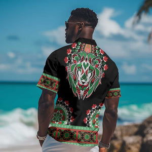 Libya Barbary Lion Hawaiian Shirt Dashiki Simple Style