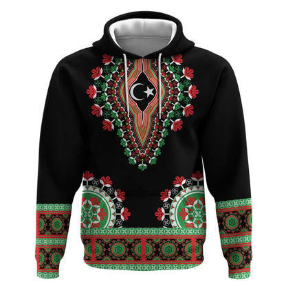 Libya Barbary Lion Hoodie Dashiki Simple Style