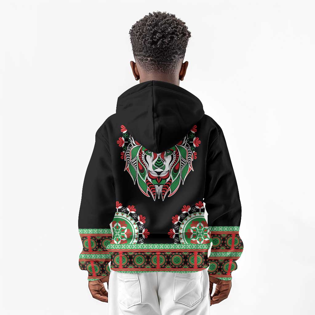 Libya Barbary Lion Kid Hoodie Dashiki Simple Style