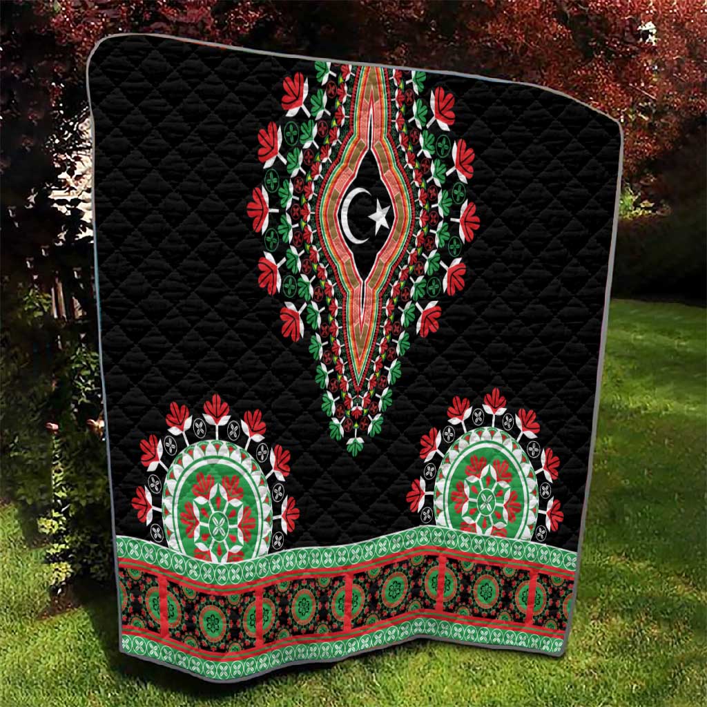 Libya Barbary Lion Quilt Dashiki Simple Style