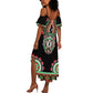 Libya Barbary Lion Summer Maxi Dress Dashiki Simple Style
