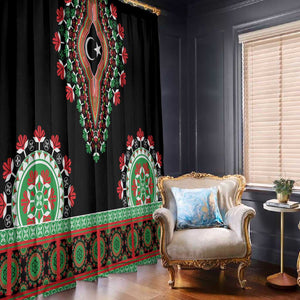Libya Barbary Lion Window Curtain Dashiki Simple Style