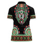 Libya Barbary Lion Women Polo Shirt Dashiki Simple Style