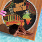 Kwanzaa Kinara Candles Beach Blanket African Tribal Pattern