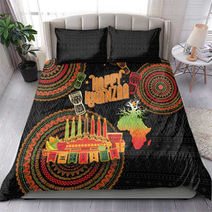 Kwanzaa Kinara Candles Bedding Set African Tribal Pattern