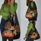 Kwanzaa Kinara Candles Grocery Bag African Tribal Pattern