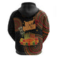 Kwanzaa Kinara Candles Hoodie African Tribal Pattern