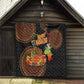 Kwanzaa Kinara Candles Quilt African Tribal Pattern