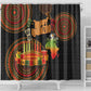 Kwanzaa Kinara Candles Shower Curtain African Tribal Pattern
